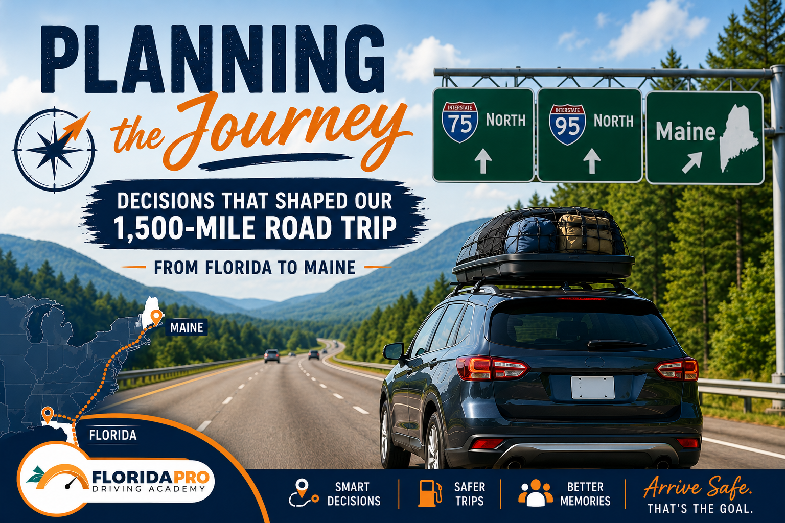 You are currently viewing Planning the Journey: Decisions That Shaped Our 1,500-Mile Road Trip from Florida to Maine